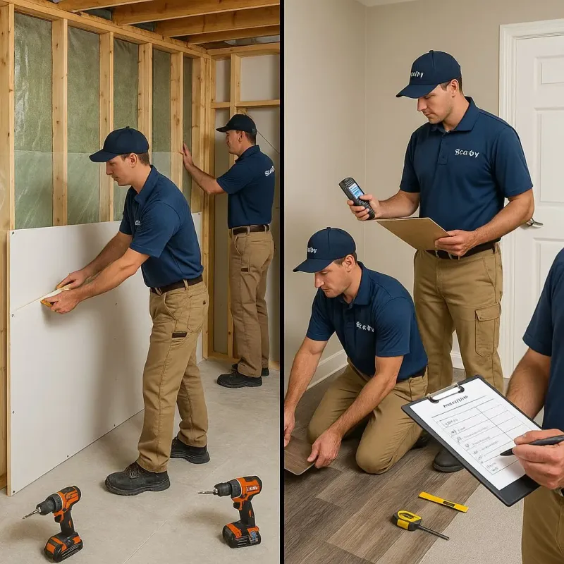 Repairs and Reconstruction process in Lyncourt, NY